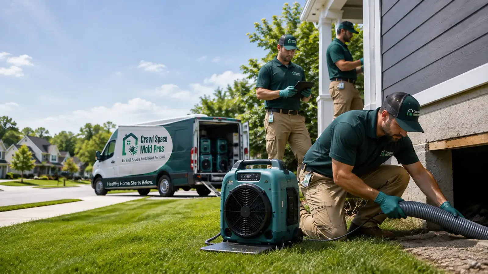Crawl Space Mold Removal in Lingle, WY